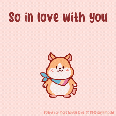 Hamster Saying So In Love With You GIF