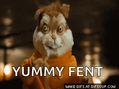 Hamster Saying Yummy Fent GIF