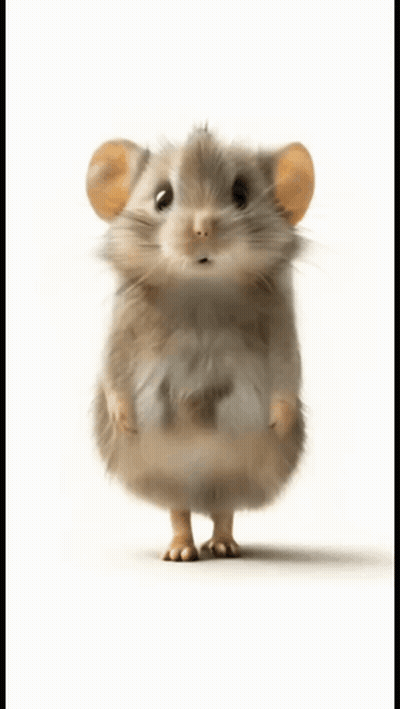 Hamster Standing With Arms Out GIF