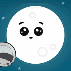 Hamster Wheel Moon Hamsta World GIF
