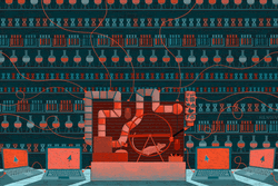 Hamster Wheel Tech Addiction Art GIF