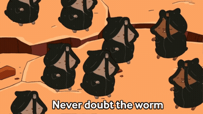 Hamsters With Never Doubt The Worm GIF