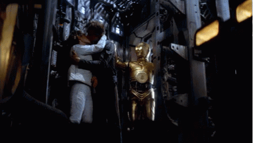 Han Solo Adjusting Hair GIF