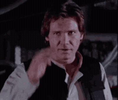 Han Solo Funny Face Hand On Head GIF