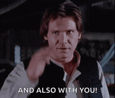 Han Solo Is Pointing At The Camera And Also With You . GIF