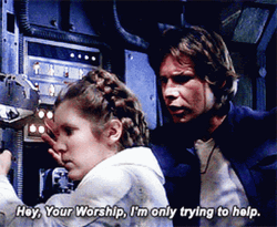 Han Solo Only Trying To Help GIF