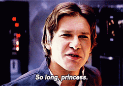 Han Solo So Long Farewell Princess GIF