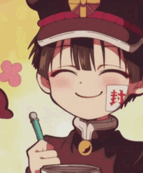 Hanako Kun Beaming GIF