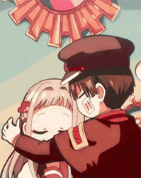 Hanako -Kun Giving Love To Yashiro GIF