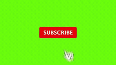 Hand Clicking Green Subscribe Button GIF