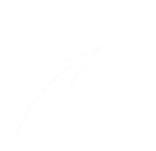 Hand Drawn Up Arrow Sticker