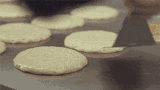 Hand Flipping Cute Pancakes  GIF