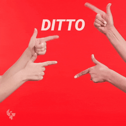 Hand Gesture Same Girl Ditto GIF