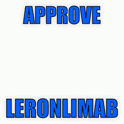 Hand Holding Approve Leronlimab Stamp GIF