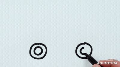 Hand Holding Black Marker Drawing Letter L GIF