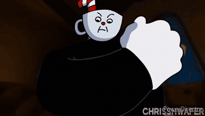 Hand Holding Cat With Chris Power Director GIF