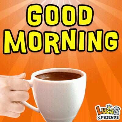 Hand Holding Coffee Cup Good Morning GIF
