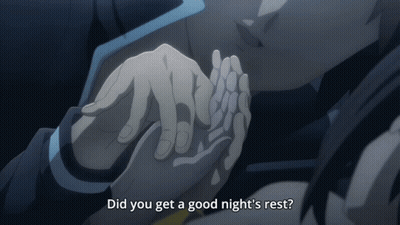 Hand Holding Did You Get Good Night's Rest GIF