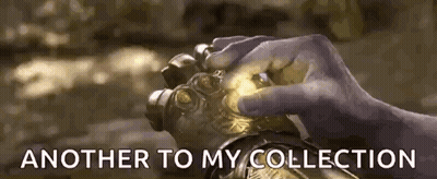 Hand Holding Glove Another To My Collection GIF