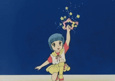 Hand Holding Glowing Pink Star GIF