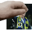 Hand Holding Moscow Photo Sticker