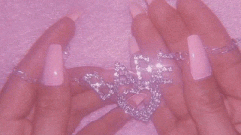 Hand Holding Necklace Saying Thank You Boost For The GIF