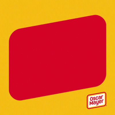 Hand Holding Sandwich With Oscar Mayer Logo GIF