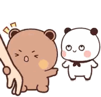 Hand Holding Teddy Bear Arm While Another Watches Sticker