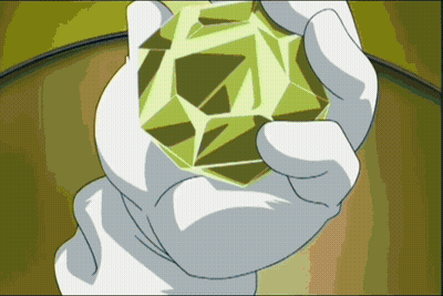 Hand In White Glove Holding Cube GIF