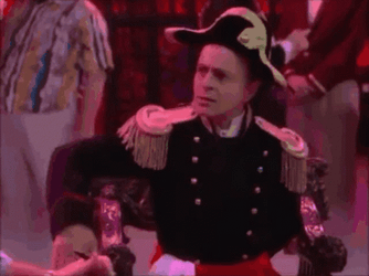 Hand On Stomach Napoleon Meme GIF