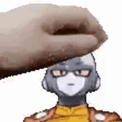 Hand Patting Gamma 1 On The Head GIF