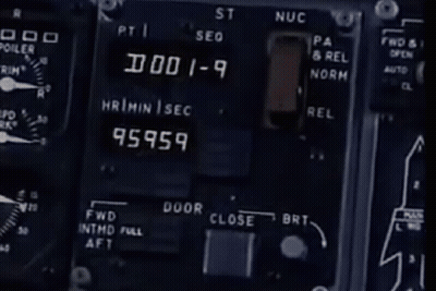 Hand Pointing At Control Panel GIF