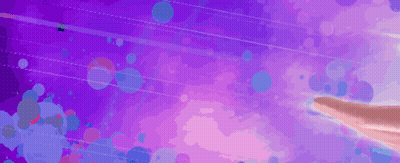 Hand Pointing At Purple Pink Background GIF