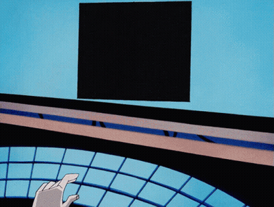 Hand Pointing At Screen With Square GIF
