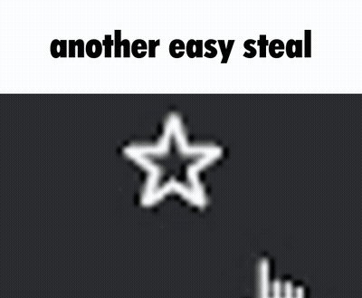 Hand Pointing At Star Another Easy Steal GIF