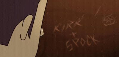 Hand Pointing At Word Kirk GIF