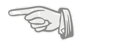 Hand Pointing Left Sticker