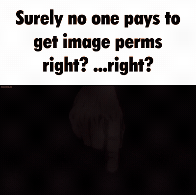 Hand Pointing Surely No One Pays To Get Image Perms Right GIF