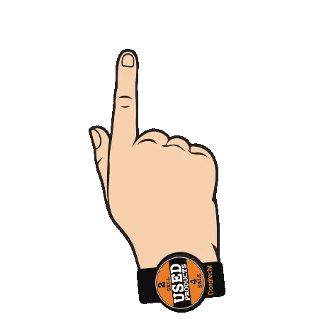 Hand Pointing Up Watch Sticker