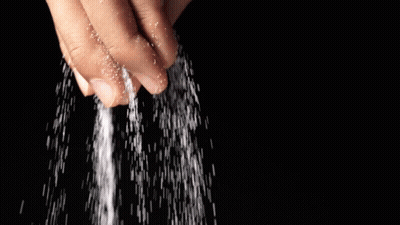 Hand Pouring Salt At First Sight GIF