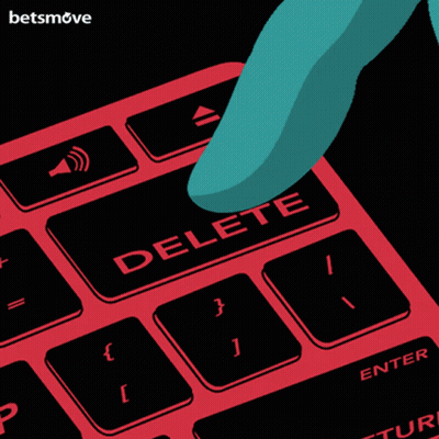 Hand Pressing Delete Button GIF