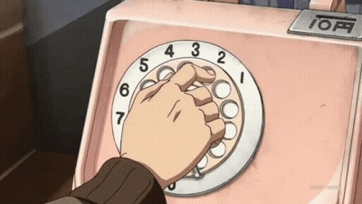 Hand Pressing Off Button On Telephone GIF