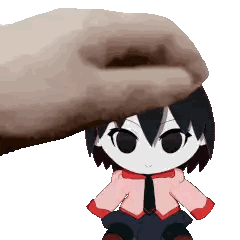 Hand Putting Stuffed Animal On Doll Sticker