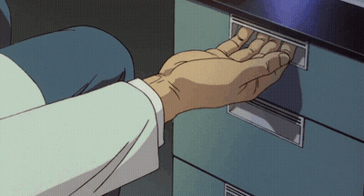 Hand Reaching Into Drawer GIF