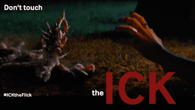 Hand Reaching Out Towards Monster GIF