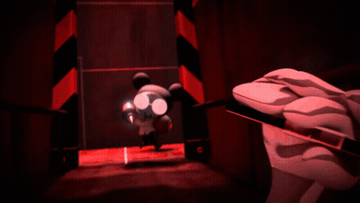 Hand Reaching Toward Red Object GIF