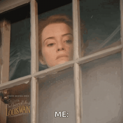 Hand Reaching Towards Another Face GIF