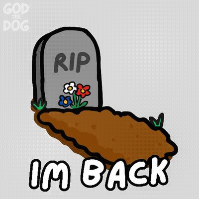 Hand Sticking Out Of Grave Never Give Up GIF