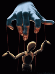 Hand String Puppet GIF