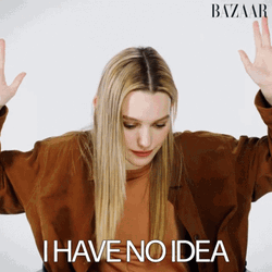 Hand Up I Really Have No Idea GIF